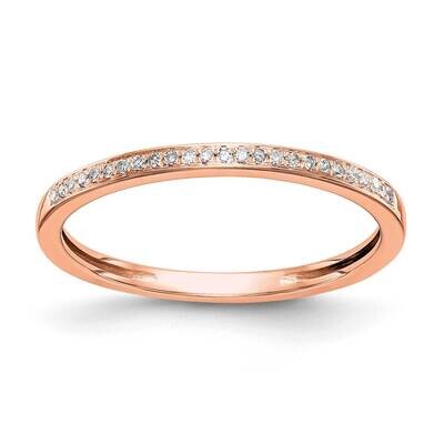 Set Of 2 Rose Gold Diamond Wedding Band 14k Gold RM2389B-014-RAA, MPN: RM2389B-014-RAA,