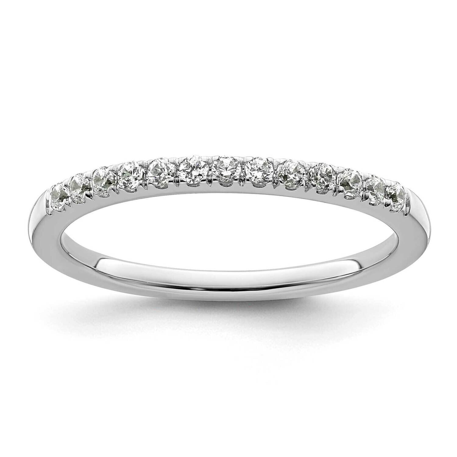 1/4 Carat Diamond Complete Wedding Band 14k White Gold RM1930B-023-WAA