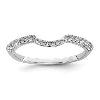 1/8 Carat Diamond Contoured Complete Wedding Band 14k White Gold RM7885B-012-WAA, MPN: RM7885B-012-…
