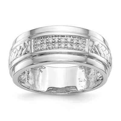 1/8 Carat Diamond Trio Men&#39;s Complete Wedding Band 10k White Gold RM3162B-G-013-0WAA, MPN: RM3162B-…