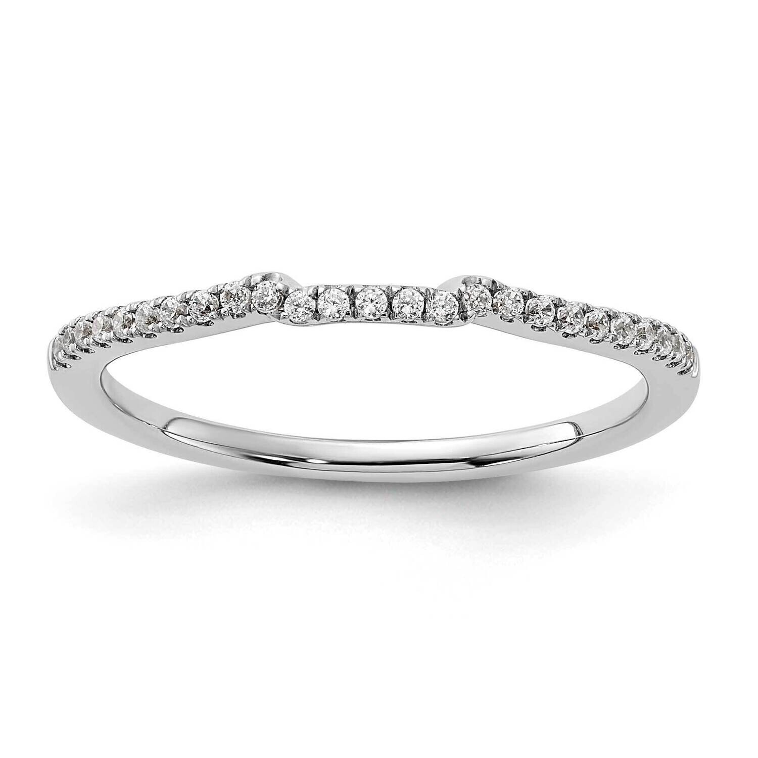 1/8 Carat Diamond Complete Wedding Band 14k White Gold RM7887B-013-WAA