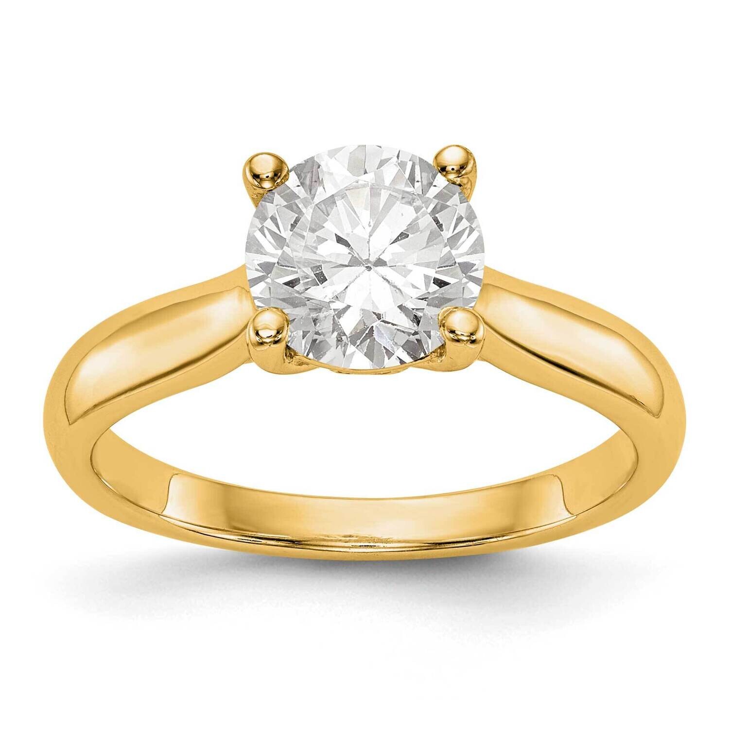 Diamond Engagement Ring Mounting 14k Gold RM1940E-050-YAA, MPN: RM1940E-050-YAA,