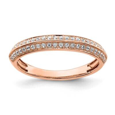1/4 Carat Diamond Complete Wedding Band 14k Rose Gold RM7867B-025-RAA, MPN: RM7867B-025-RAA,