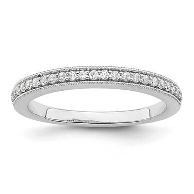 1/6 Carat Diamond Complete Wedding Band 14k White Gold RM8074B-016-WAA, MPN: RM8074B-016-WAA,
