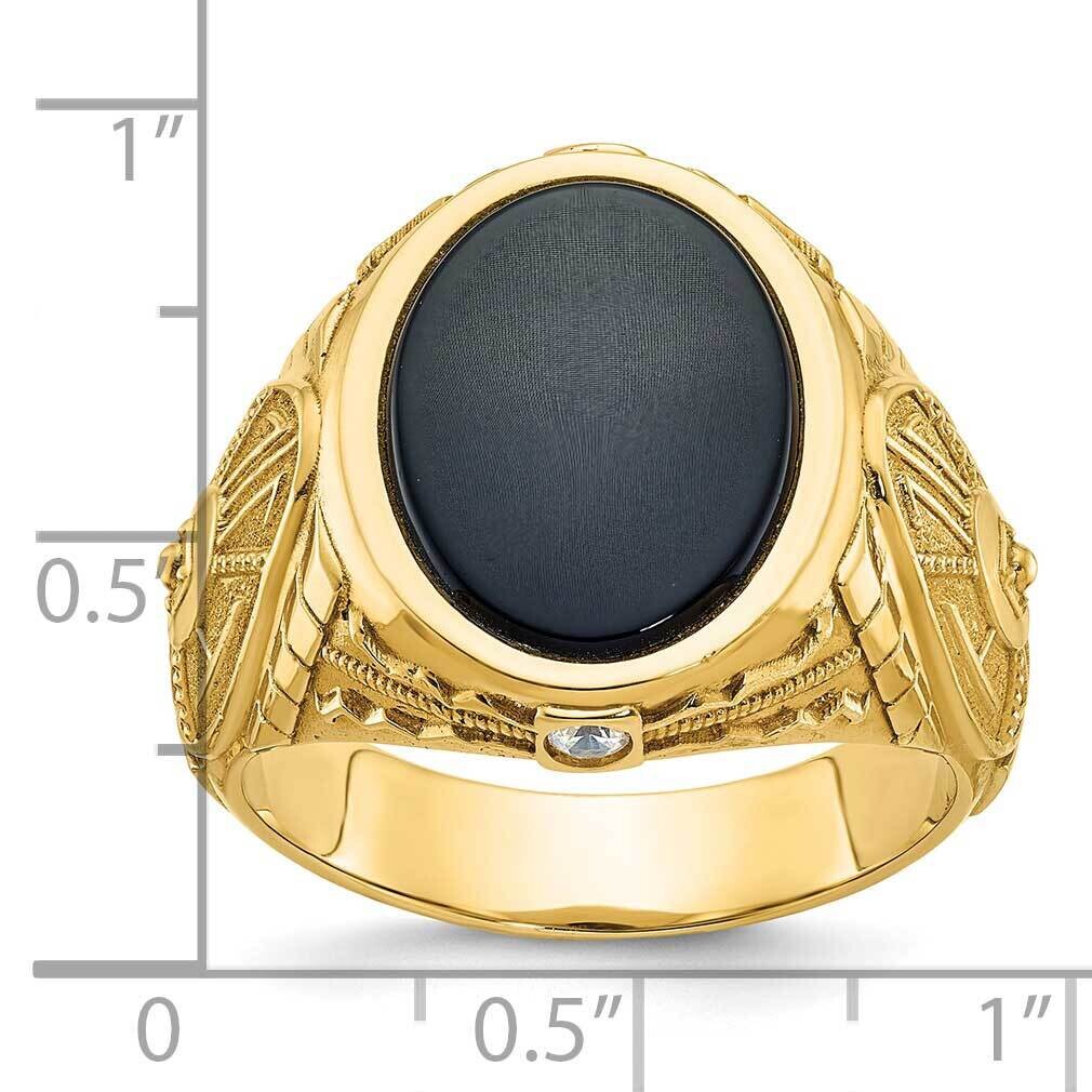 Ibgoodman Men&#39;s Gemstone Diamond Ring Mounting 14k Gold B52103-4Y by IBGoodman, MPN: B52103-4Y,