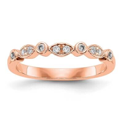 Diamond Wedding Band 14k Rose Gold RM2631B-015-RAA, MPN: RM2631B-015-RAA,
