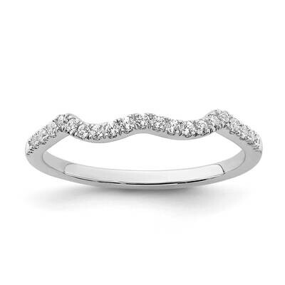 1/8 Carat Diamond Contoured Complete Wedding Band 14k White Gold RM7852B-012-WAA, MPN: RM7852B-012-…