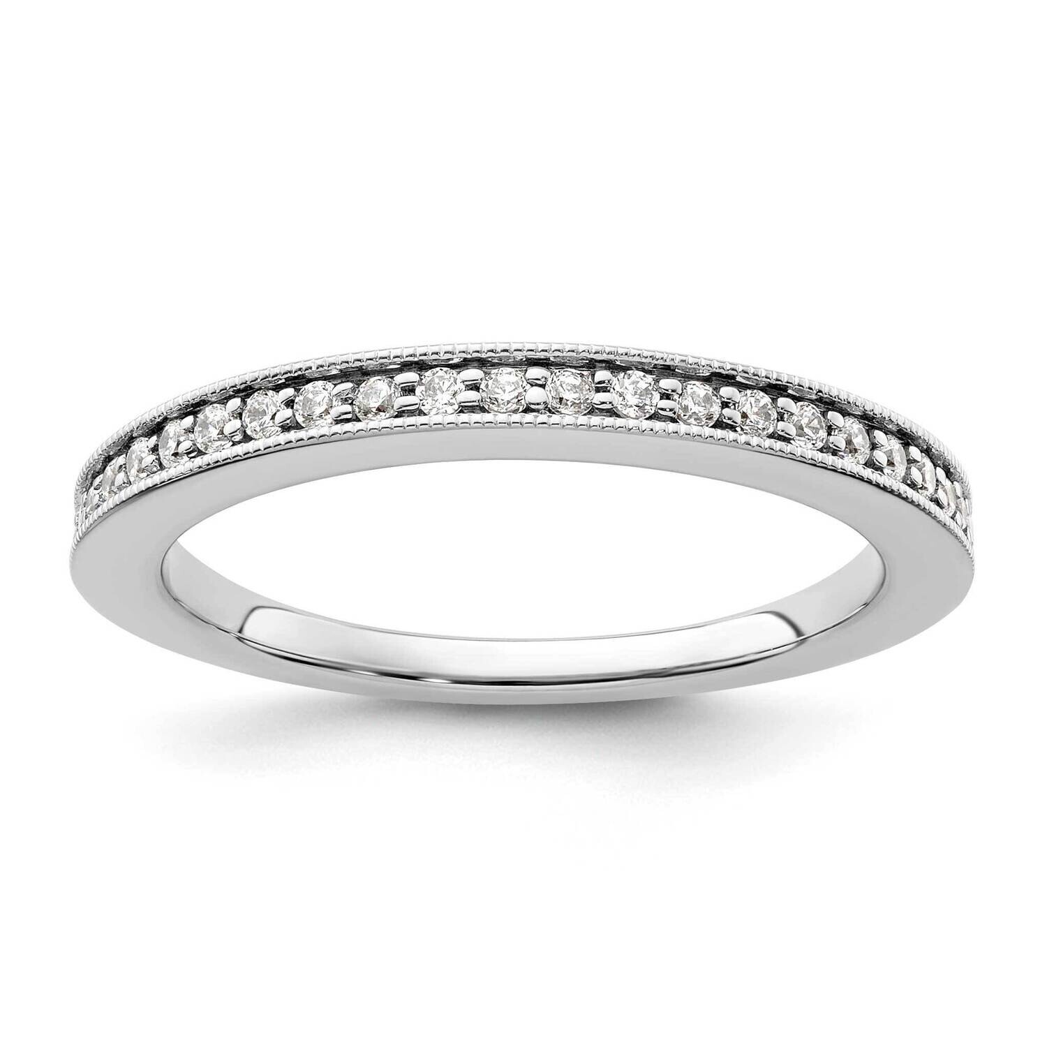 1/6 Carat Diamond Complete Wedding Band 14k White Gold RM3345B-017-WAA, MPN: RM3345B-017-WAA,