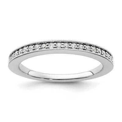1/6 Carat Diamond Complete Wedding Band 14k White Gold RM3345B-017-WAA, MPN: RM3345B-017-WAA,
