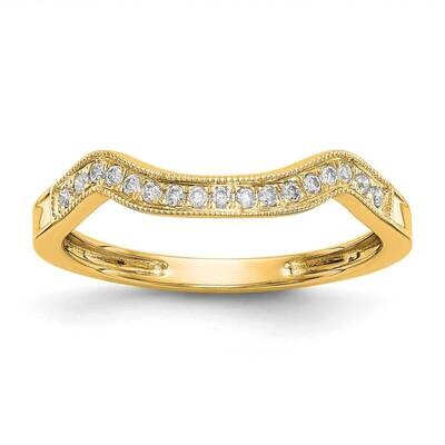 Diamond Wedding Band 14k Gold RM2397B-011-YAA, MPN: RM2397B-011-YAA,
