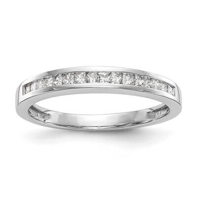 1/5 Carat Channel-Set Princess Diamond Complete Wedding Band 14k White Gold RM2665B-022-WAA, MPN: R…