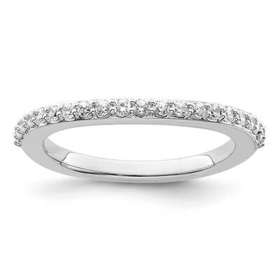 1/3 Carat Diamond Contoured Complete Wedding Band 14k White Gold RM2335B-036-WAA, MPN: RM2335B-036-…