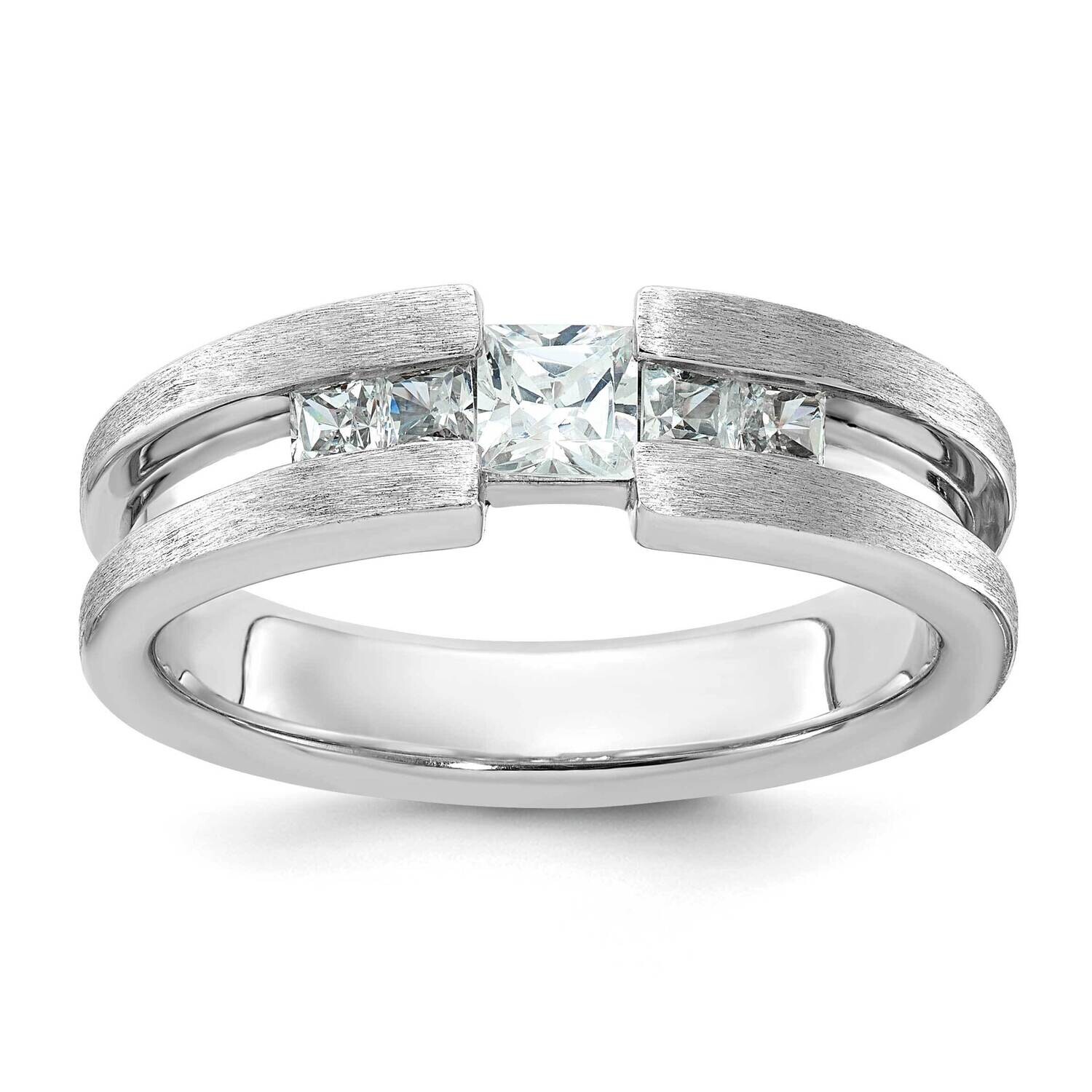 Ibgoodman Men&#39;s Diamond Ring Mounting 14k White Gold B63739-4W by IBGoodman, MPN: B63739-4W,