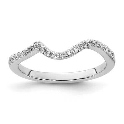 1/4 Carat Diamond Contoured Complete Wedding Band 14k White Gold RM1955B-024-WAA, MPN: RM1955B-024-…