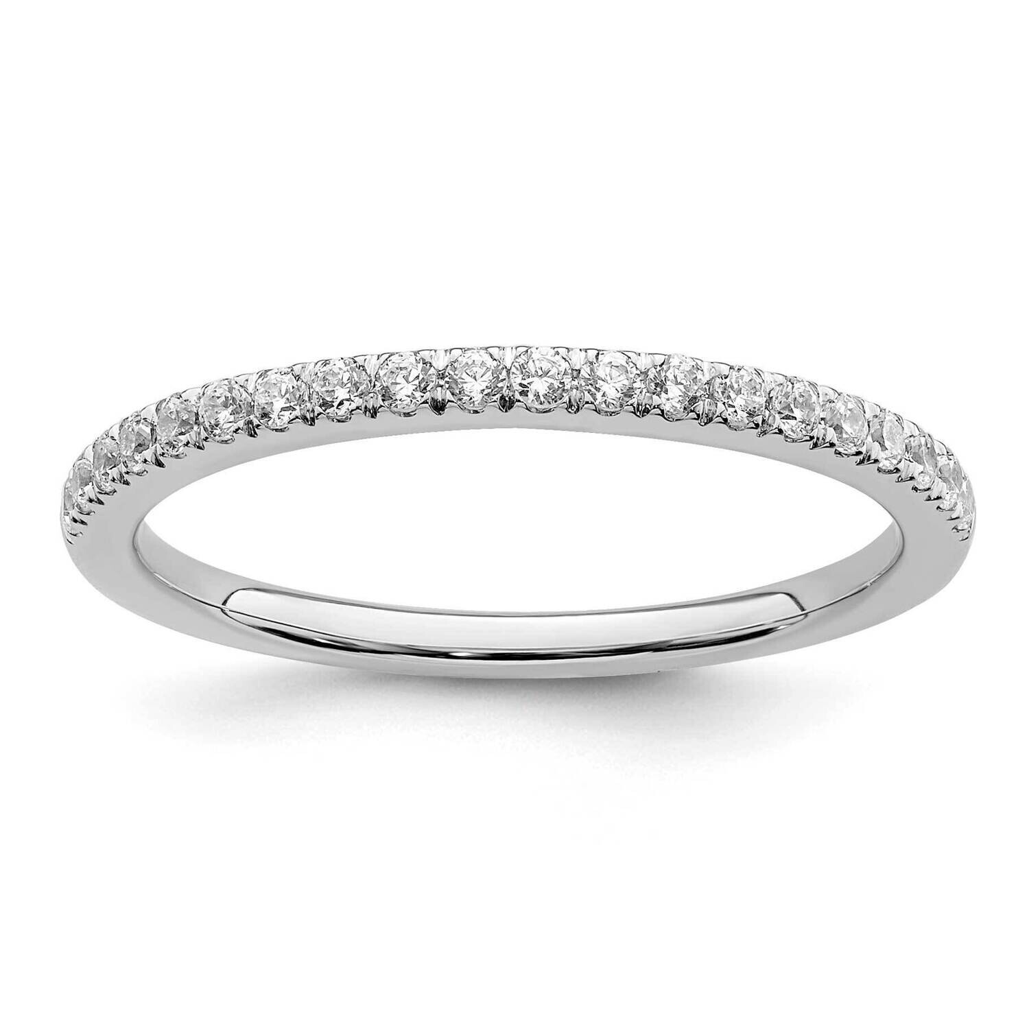 1/4 Carat Diamond Complete Wedding Band 14k White Gold RM7880B-025-WAA