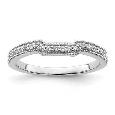 1/8 Carat Diamond Complete Wedding Band 14k White Gold RM7883B-015-WAA, MPN: RM7883B-015-WAA,