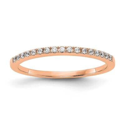 Rose Diamond Wedding Band 14k Gold RM2042B-024-RAA, MPN: RM2042B-024-RAA,