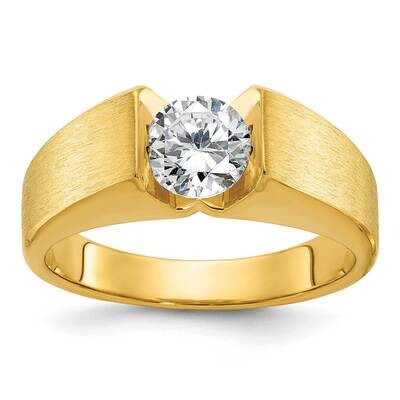 Ibgoodman Men&#39;s Polished Satin Diamond Ring Mounting 14k Gold B58387-4Y by IBGoodman, MPN: B58387-4…