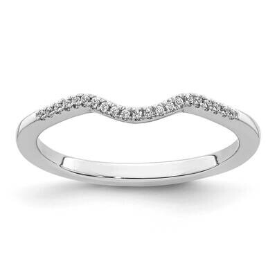 1/15 Carat Diamond Contoured Complete Wedding Band 14k White Gold RM3206B-006-WAA, MPN: RM3206B-006…