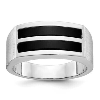 Ibgoodman Men&#39;s Polished Satin Ring Mounting 14k White Gold B57912-4W by IBGoodman, MPN: B57912-4W,