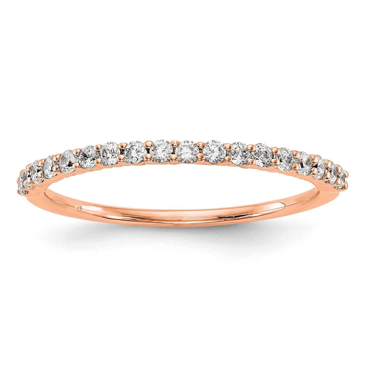 Diamond Wedding Band 14k Rose Gold RM2938B-025-RAA, MPN: RM2938B-025-RAA,