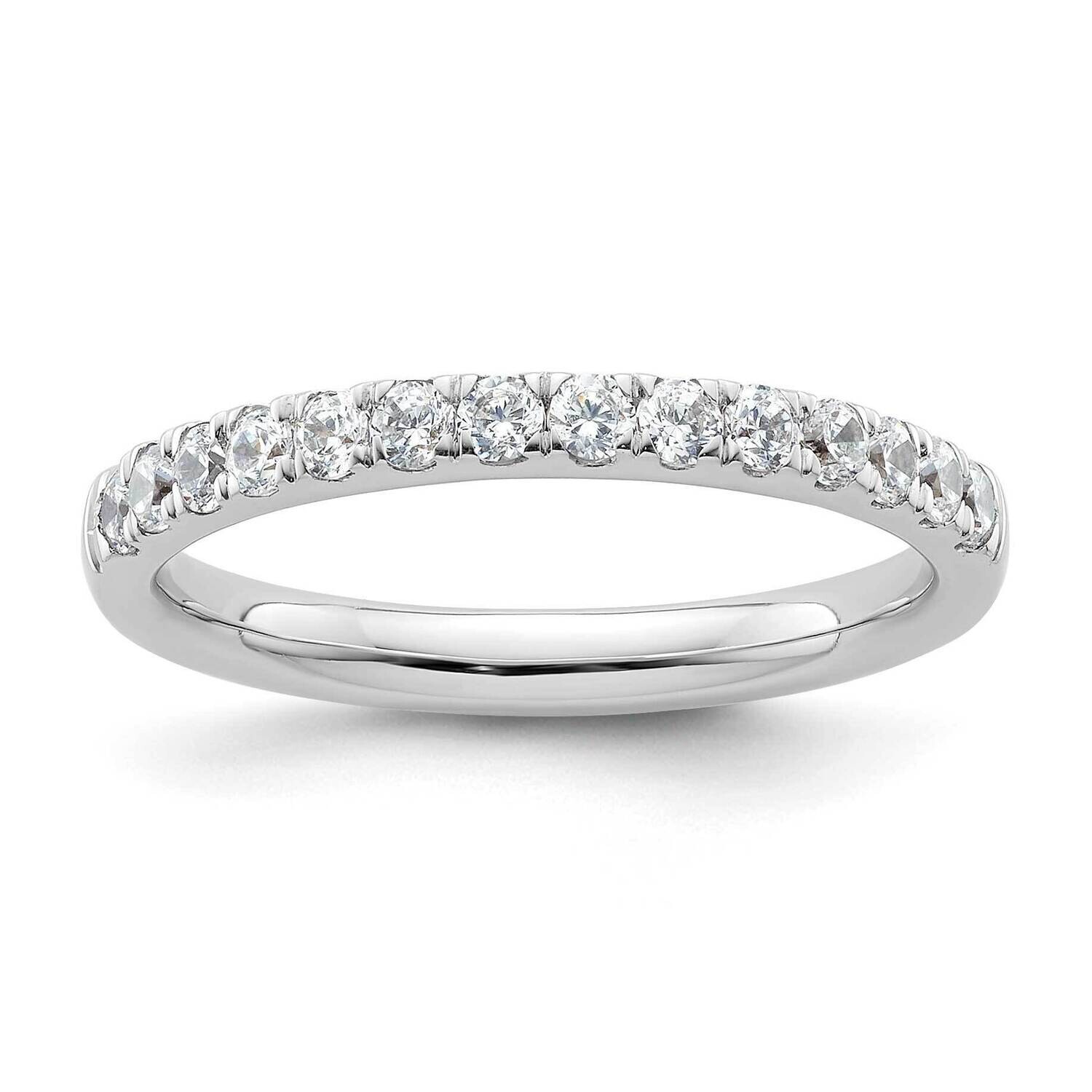 1/2 Carat Diamond Complete Wedding Band 14k White Gold RM2076B-035-WAA, MPN: RM2076B-035-WAA,