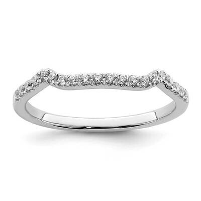 1/8 Carat Diamond Contoured Complete Wedding Band 14k White Gold RM7855B-012-WAA, MPN: RM7855B-012-…