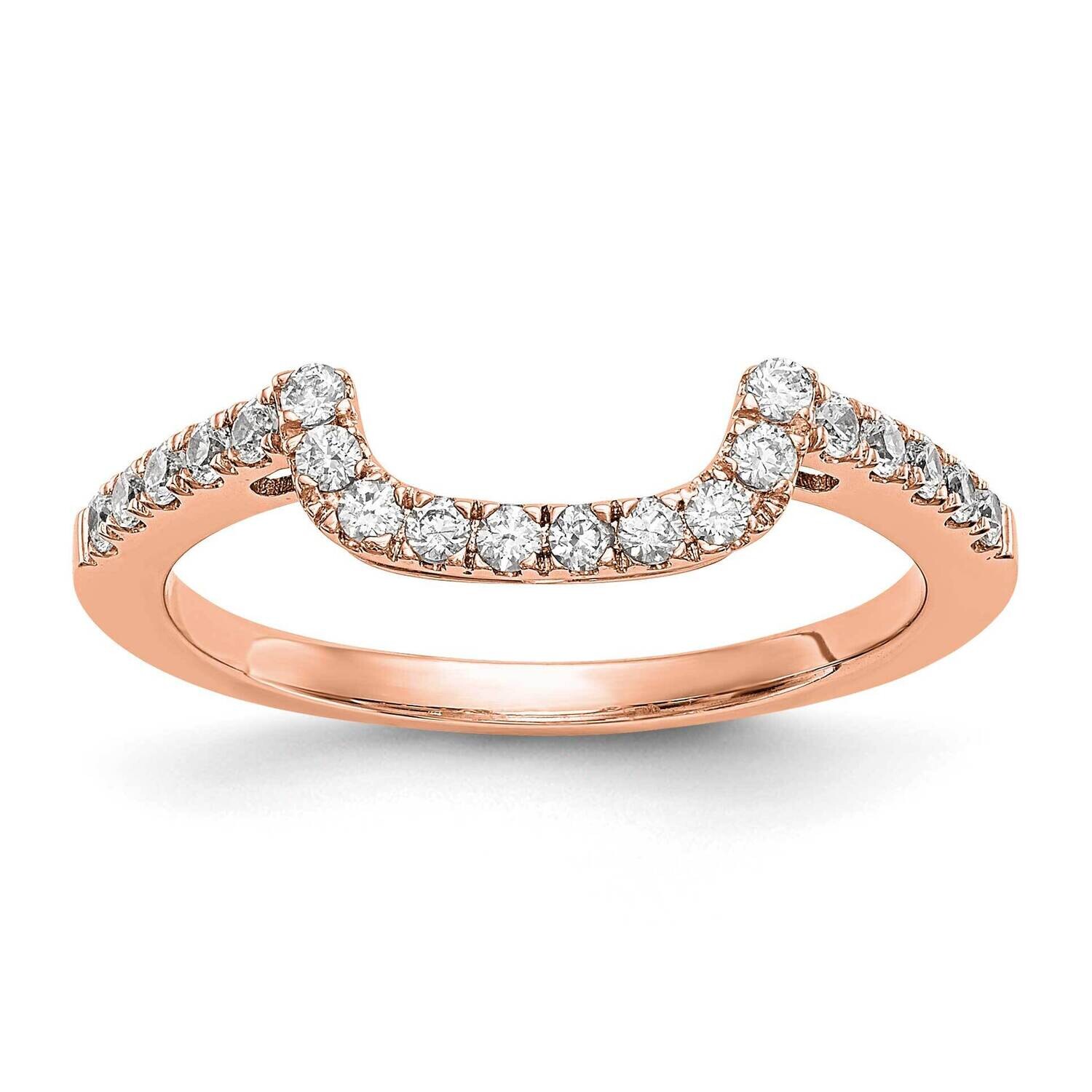 Diamond Wedding Band 14k Rose Gold RM2319B-030-RAA, MPN: RM2319B-030-RAA,