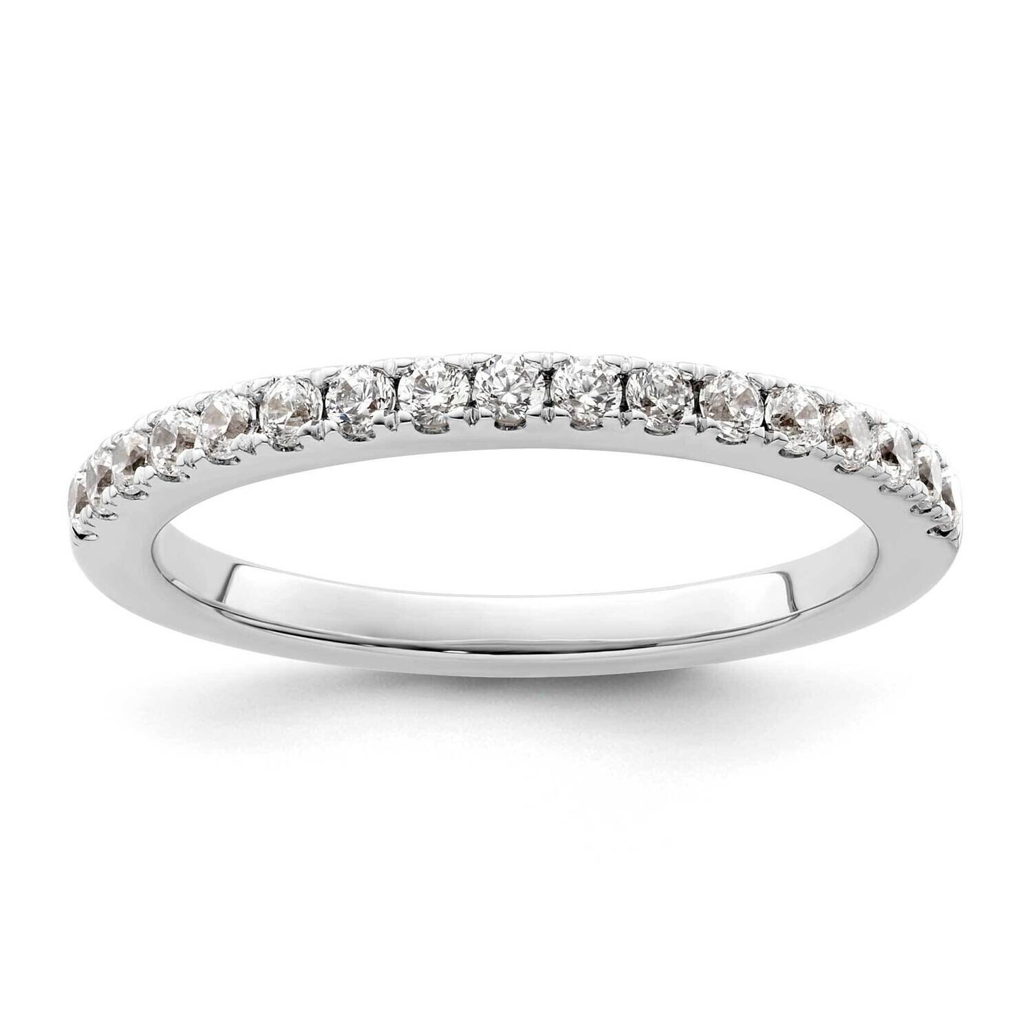 3/8 Carat Complete Diamond Wedding Band 14k White Gold RM2204B-038-WAA, MPN: RM2204B-038-WAA,