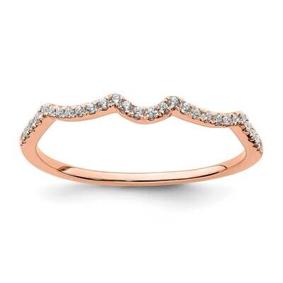 1/15 Carat Diamond Contoured Complete Wedding Band 14k Rose Gold RM7861B-011-RAA, MPN: RM7861B-011-…