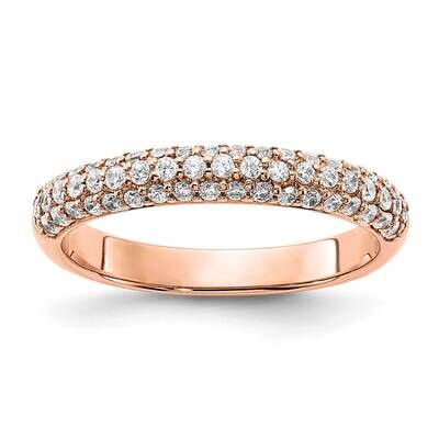 1/2 Carat Diamond Complete Wedding Band 14k Rose Gold RM8880B-050-RAA, MPN: RM8880B-050-RAA,