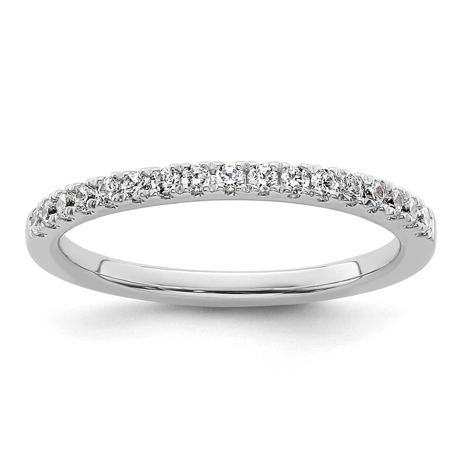 1/4 Carat Complete Diamond Wedding Band 14k White Gold RM2314B-026-WAA, MPN: RM2314B-026-WAA,