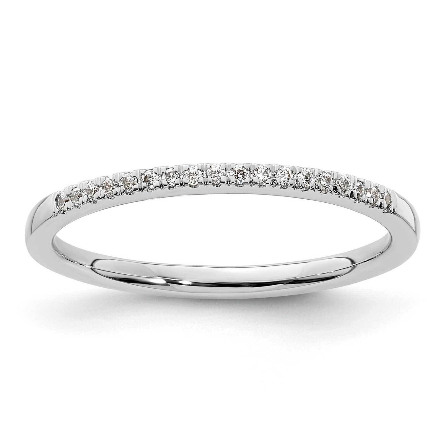 1/10 Carat Diamond Complete Wedding Band 14k White Gold RM2076B-005-WAA, MPN: RM2076B-005-WAA,