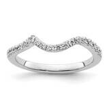 1/3 Carat Diamond Contoured Complete Wedding Band 14k White Gold RM1955B-029-WAA, MPN: RM1955B-029-…