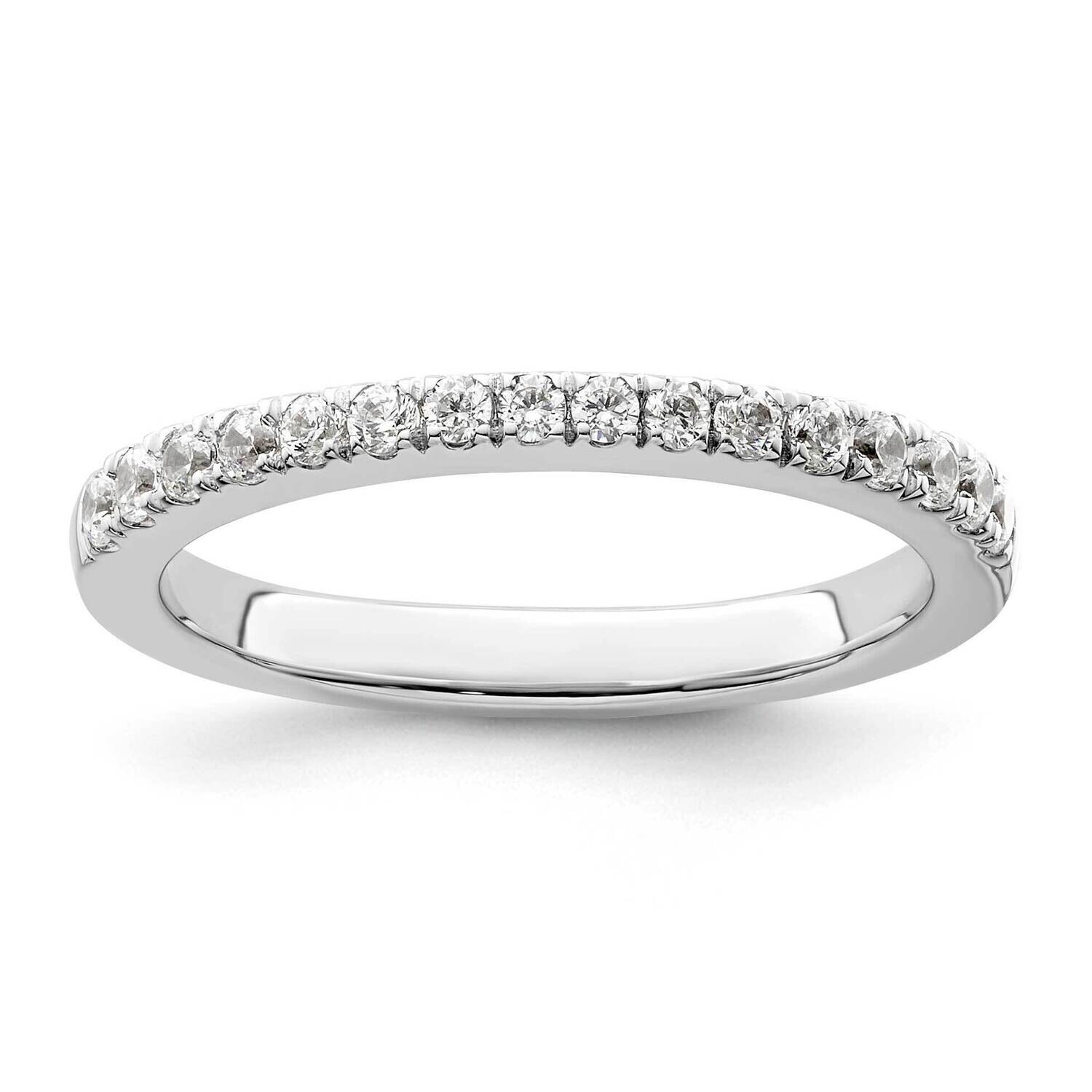 1/3 Carat Diamond Complete Wedding Band 14k White Gold RM3222B-031-WAA