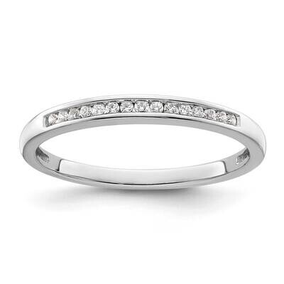 1/10 Carat Diamond Complete Channel-Set Wedding Band 14k White Gold RM2068B-009-WAA, MPN: RM2068B-0…