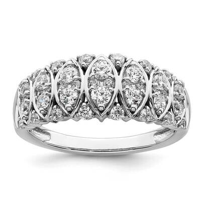 3/4 Carat Complete Diamond Ring 14k White Gold RM8649B-075-WAA, MPN: RM8649B-075-WAA,