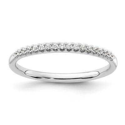 1/10 Carat Complete Diamond Wedding Band 14k White Gold RM2203B-010-WAA, MPN: RM2203B-010-WAA,