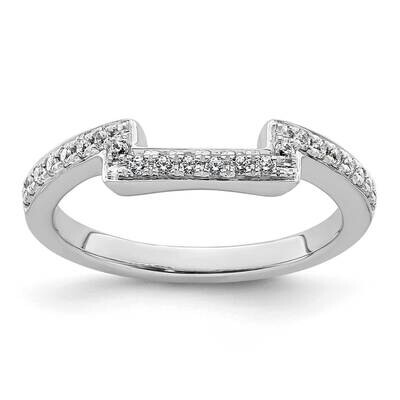 1/6 Carat Diamond Contoured Complete Wedding Band 14k White Gold RM2281B-018-WAA, MPN: RM2281B-018-…
