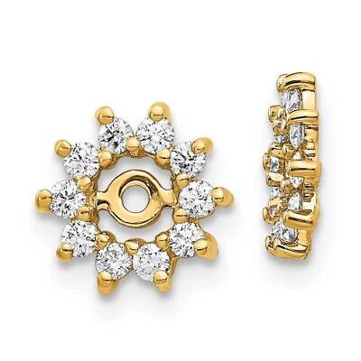 Aa Diamond Earring Jacket 10k Gold EJM5322-040-1YA, MPN: EJM5322-040-1YA,