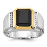 Fancy Ring Mounting 10k Two-Tone Gold B52162-0WY by IBGoodman, MPN: B52162-0WY,