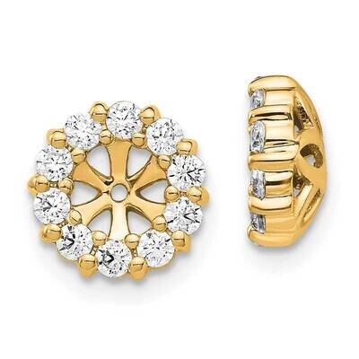 Diamond Earring Jackets 10k Gold EJM5308-062-1YA, MPN: EJM5308-062-1YA,