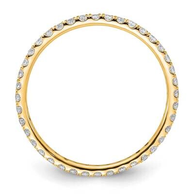 True Origin 1/2 Carat Diamond Vs/Si D E F Size 8 Eternity Ring 14k Gold ET0005-050-8Y4--2, MPN: ET0…