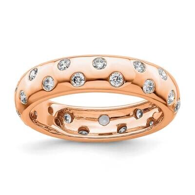 True Origin 5/8 Carat Diamond Vs/Si D E F Eternity Ring 14k Rose Gold ET0057-068-7R4, MPN: ET0057-0…
