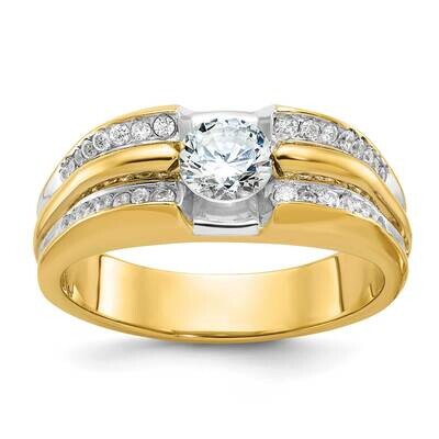 Ibgoodman Men&#39;s Polished Ring Mounting 14k Gold B64163-4Y by IBGoodman, MPN: B64163-4Y,