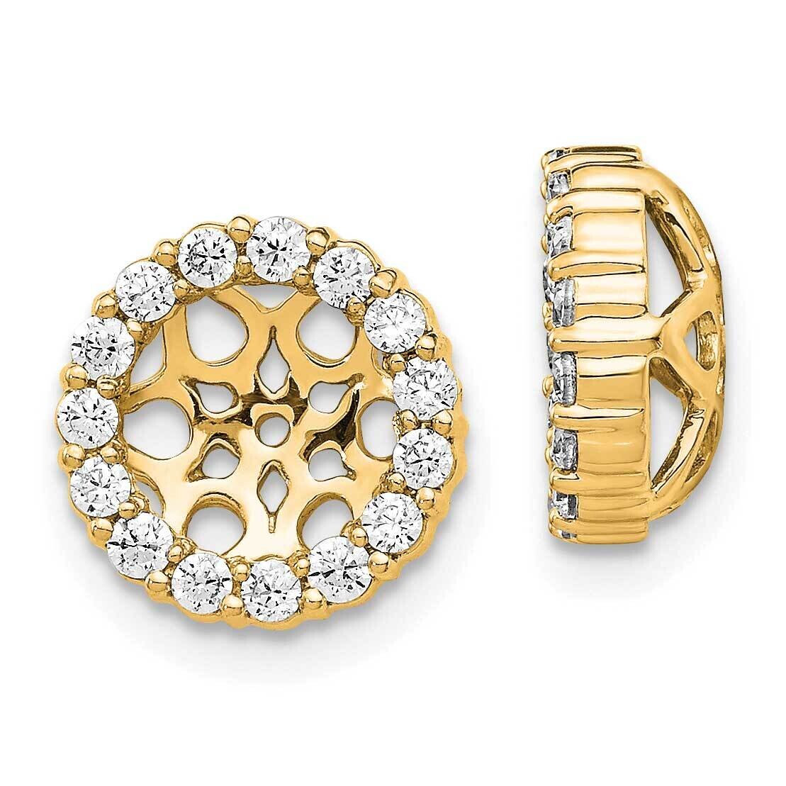 Diamond Earring Jackets 10k Gold EJM5304-050-1YA, MPN: EJM5304-050-1YA,