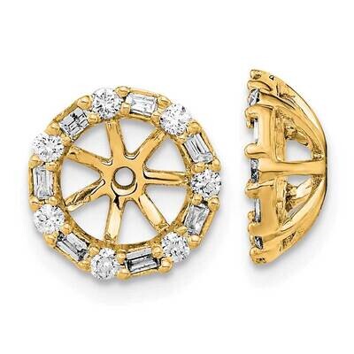 Diamond Earring Jackets 14k Gold EM8579-036-YA, MPN: EM8579-036-YA,