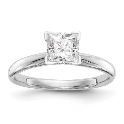 Diamond Med-Wt V-End Complete Ring 14k White Gold KS93, MPN: KS93, 883957841557