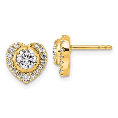 True Origin Diamond Vs/Si D E F Heart Earrings 14k Gold EM9389-093-YAA, MPN: EM9389-093-YAA,