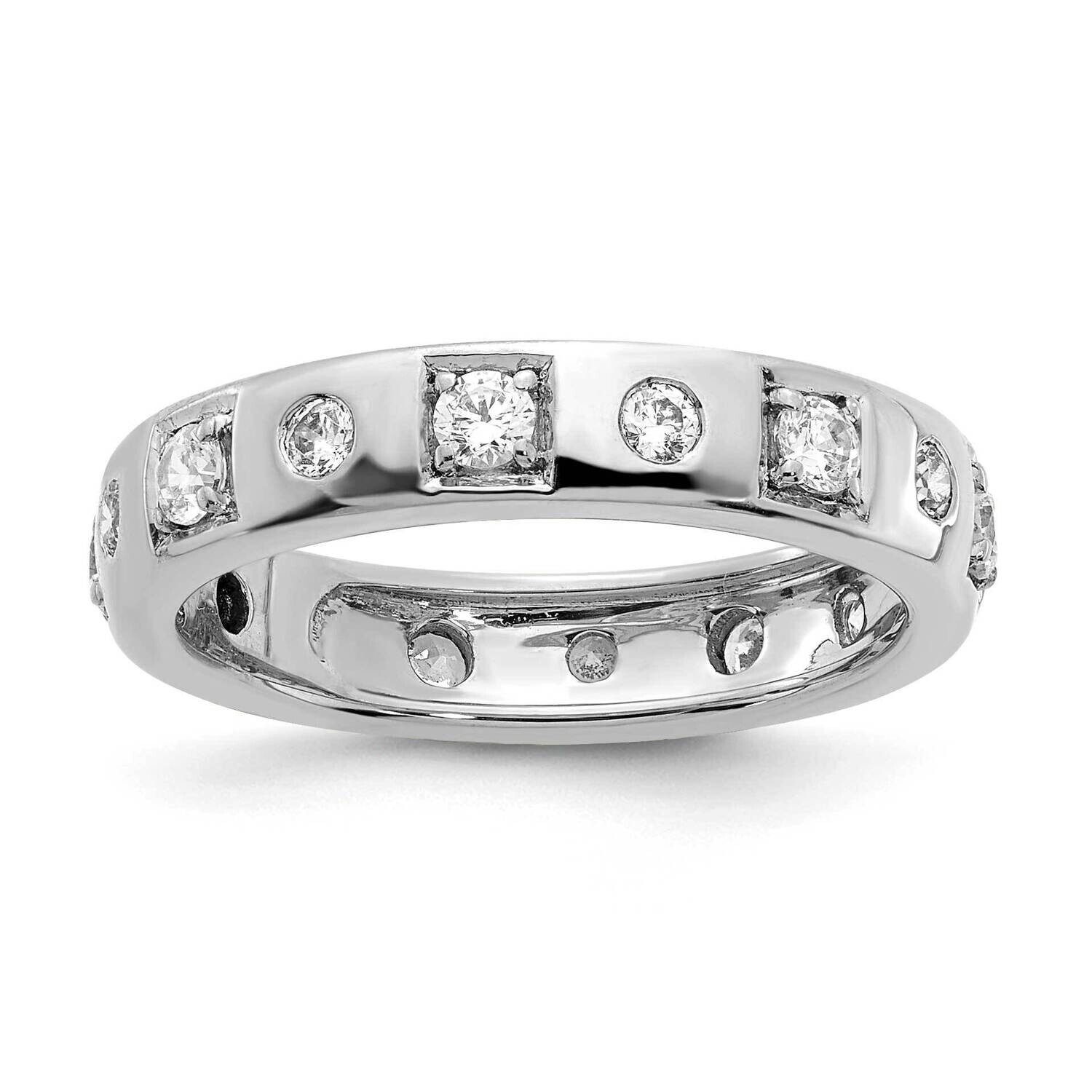 True Origin 3/4 Carat Diamond Vs/Si D E F Eternity Ring 14k White Gold ET0055-071-7W4, MPN: ET0055-…